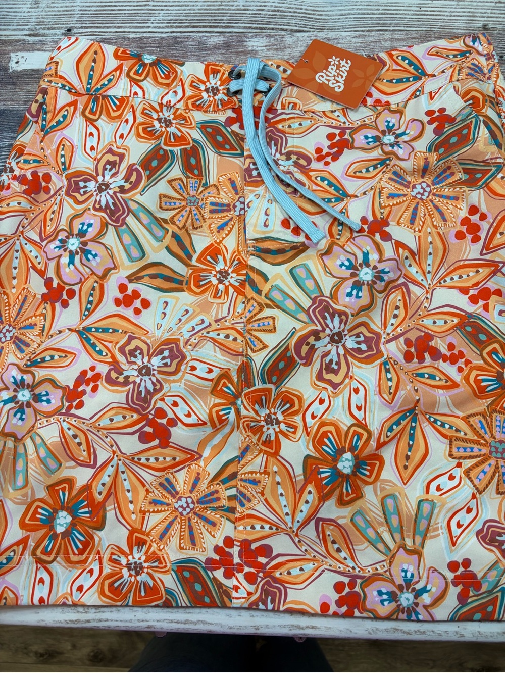 RipSkirt Hawaii Skirt Med Tuscan Sunflower Yellow Wrap Beach Coverup NWT